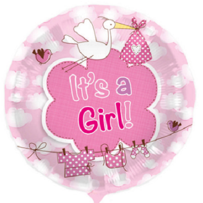 ITS A GIRL 43 CM - Clicca l'immagine per chiudere