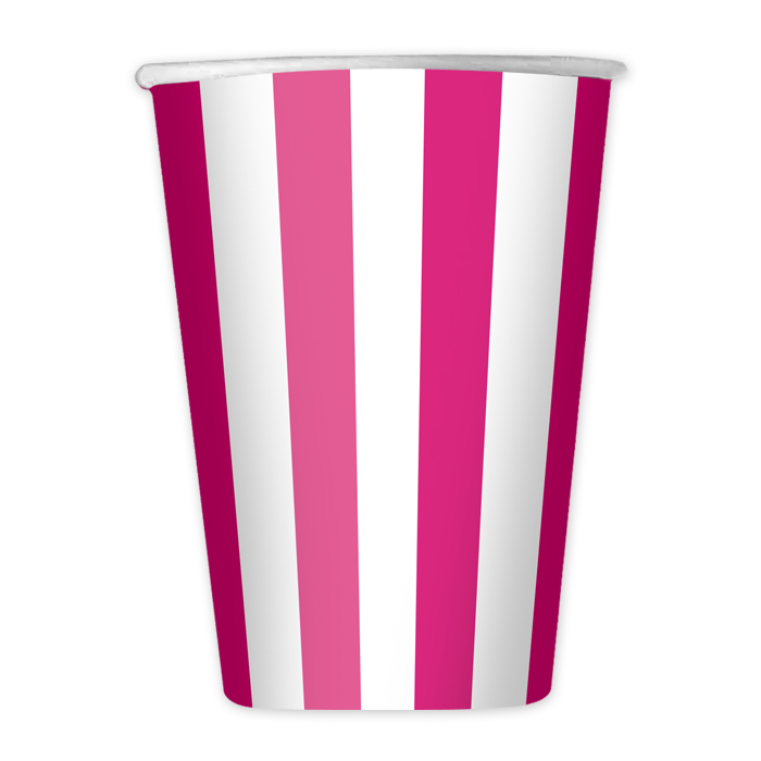 Stripes Fuxia Bicchieri