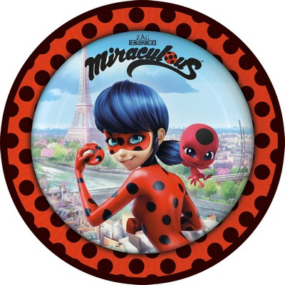 Miraculous LADYBUG piatto cm.23