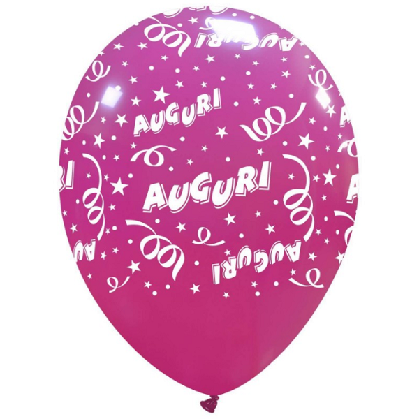 AUGURI 12" FUXIA