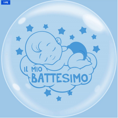 BATTESIMO 18" CEL. BUBBLE