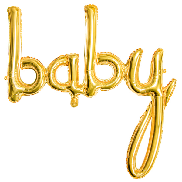 Palloncino foil Baby, ORO