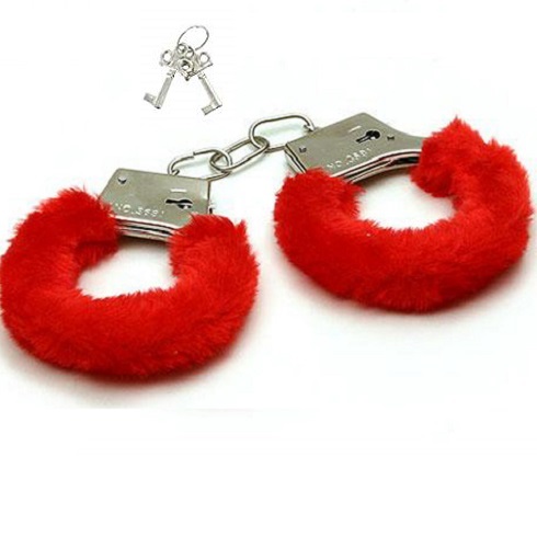 MANETTE DI PELUCHE ROSSO