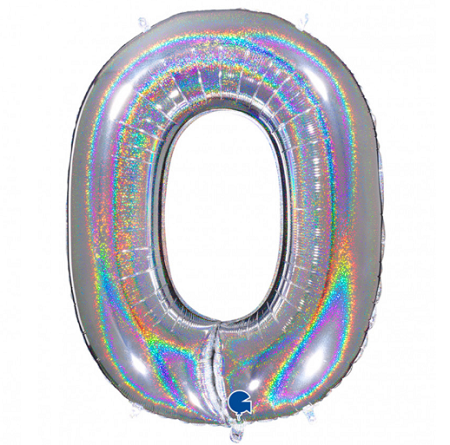 NUMERONE MYLAR PRISMATO ARGENTO