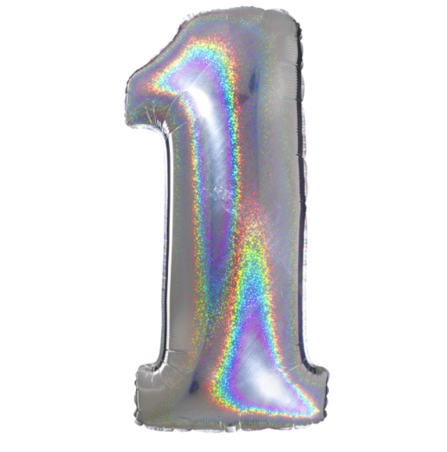 NUMERONE MYLAR PRISMATO ARGENTO