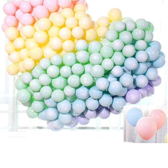 PALLONCINI 5" MACARONS PASTELLO - Clicca l'immagine per chiudere