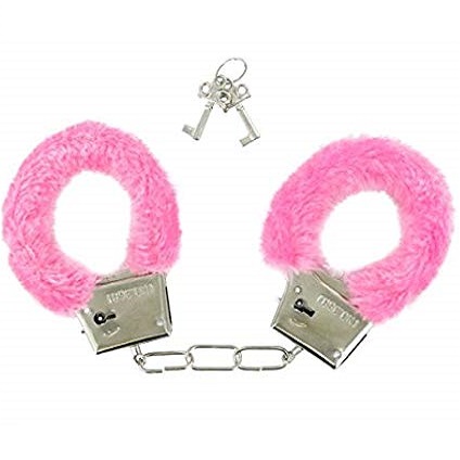 MANETTE DI PELUCHE ROSA