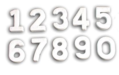Numeri in Polistirolo