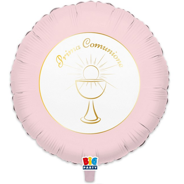 18" PRIMA COMUNIONE ROSA
